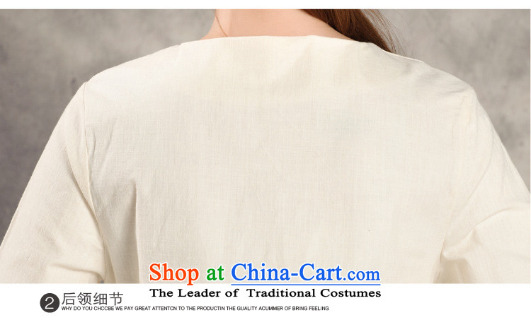 The metered parking spaces of Chinese New Year 2015 Flower improved long-sleeved Tang dynasty women fall ethnic Han-tea service 8022# White XL Photo cheongsam, prices, brand platters! The elections are supplied in the national character of distribution, so action, buy now enjoy more preferential! As soon as possible.