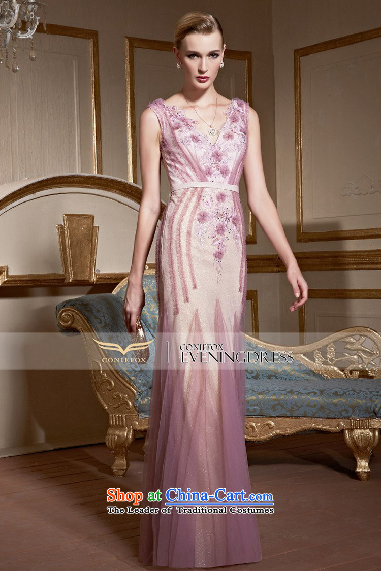Creative Fox pink shoulders bride wedding dress bows to stylish V-Neck lace banquet dress long gown under the auspices of Sau San will 30990 pink XL Photo, prices, brand platters! The elections are supplied in the national character of distribution, so action, buy now enjoy more preferential! As soon as possible.