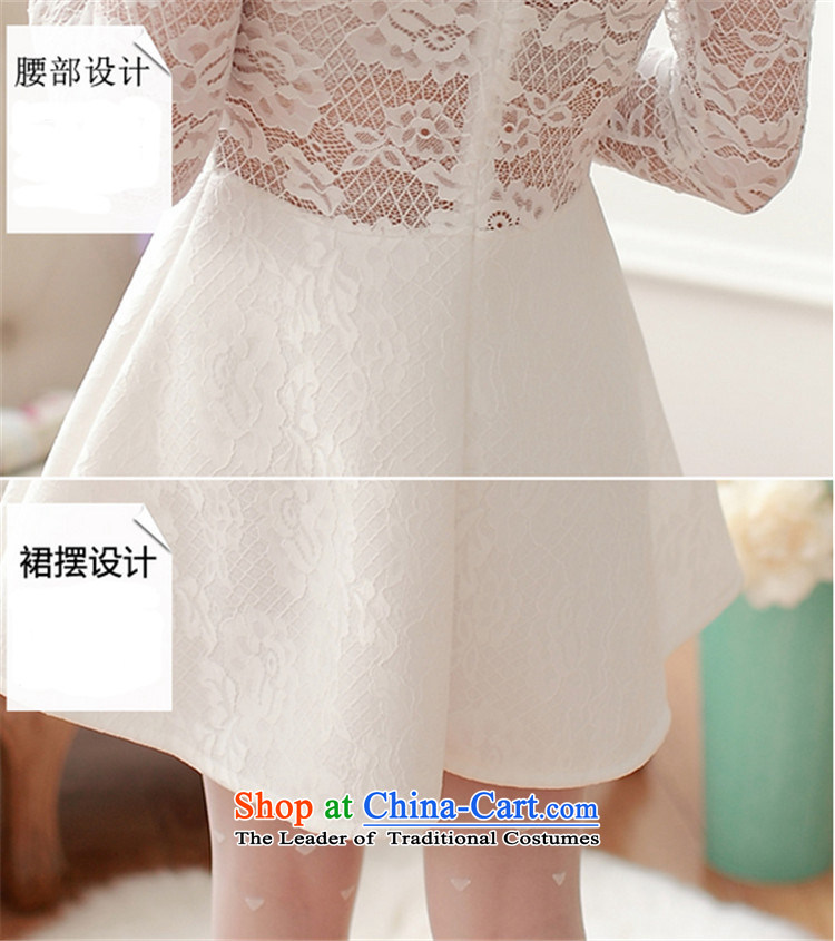 Yun-ying Windsor autumn and winter bridesmaid dress everyday dress autumn 2015 installed new sweet cute girl lace long-sleeved gown skirts short skirts dresses L9541 black M picture, prices, brand platters! The elections are supplied in the national character of distribution, so action, buy now enjoy more preferential! As soon as possible.