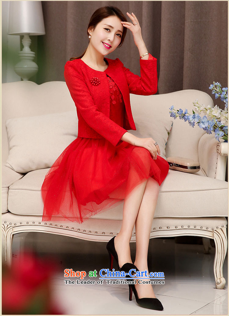 2015/ The lace flowers again dark shading two kits dress uniform HSZM1529 HEI RED M picture, prices, brand platters! The elections are supplied in the national character of distribution, so action, buy now enjoy more preferential! As soon as possible.