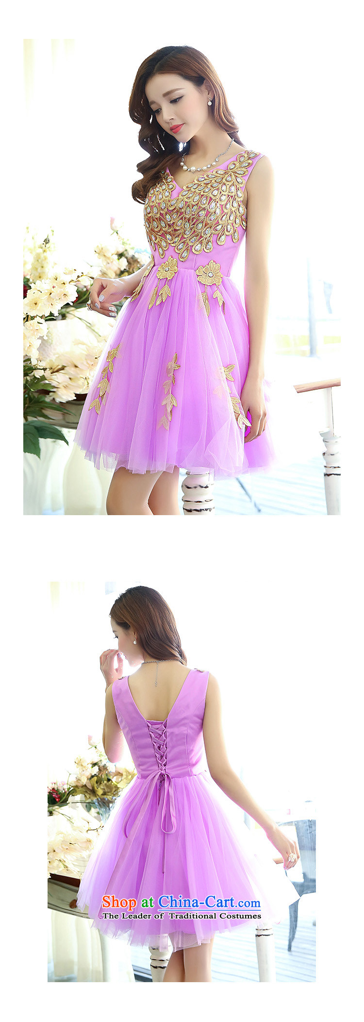 2015 Flower embroidery chaplain again diamond waist bon bon bridesmaid bridal dresses skirt HSZM1517 PURPLE S picture, prices, brand platters! The elections are supplied in the national character of distribution, so action, buy now enjoy more preferential! As soon as possible.