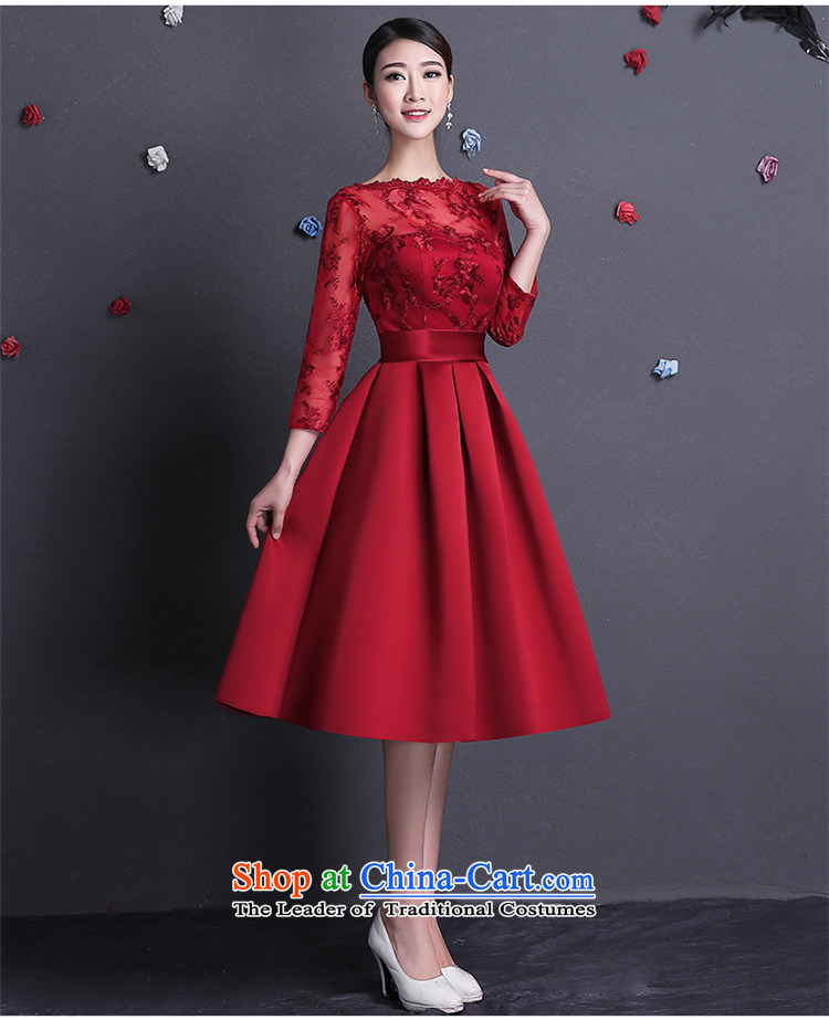      Toasting Champagne Services 2015 new HUNNZ stylish slotted shoulder bride wedding dress evening dresses bridesmaid services wine red XL Photo, prices, brand platters! The elections are supplied in the national character of distribution, so action, buy now enjoy more preferential! As soon as possible.