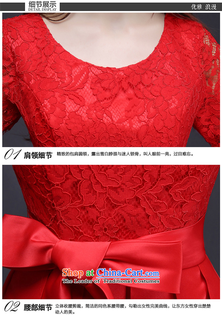2015 Fashion lace HUNNZ 9 cuff bride dress bon bon skirt red Korean style serving red XL pictures transmitted, prices, brand platters! The elections are supplied in the national character of distribution, so action, buy now enjoy more preferential! As soon as possible.