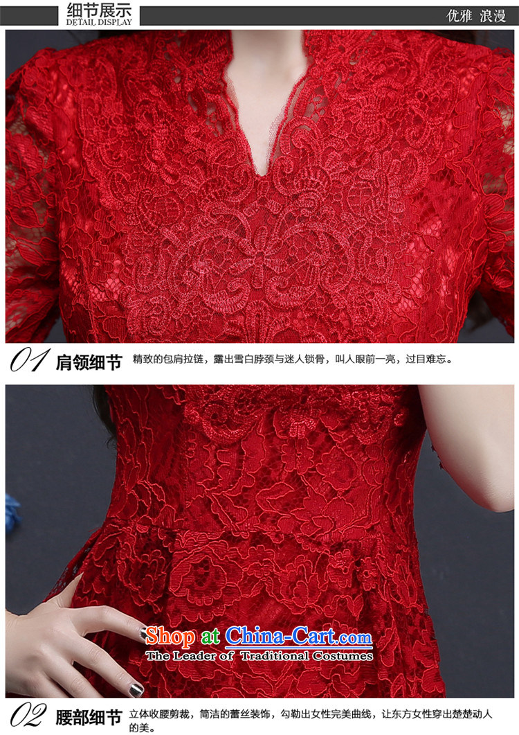 2015 new bride HUNNZ wedding dress spring and summer bows services bon bon skirt lace evening dress red XXL picture, prices, brand platters! The elections are supplied in the national character of distribution, so action, buy now enjoy more preferential! As soon as possible.