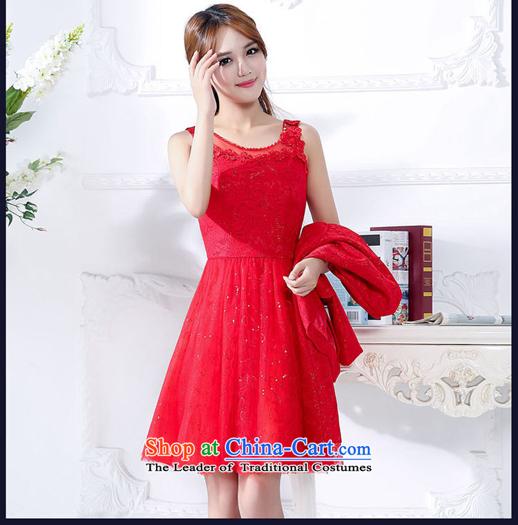 Cayman commercial population ceremony wedding dress 2015 Korean two kits elegant sweet bride wedding dress bows back to door bridesmaids red XL Photo, prices, brand platters! The elections are supplied in the national character of distribution, so action, buy now enjoy more preferential! As soon as possible.