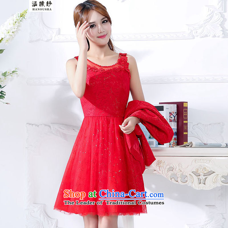 Euro 2015 yarn covered by the new boxed long-sleeved autumn two kits dresses female elegance lady skirt into wine red dress , L, covered by the OSCE yarn (hanousha) , , , shopping on the Internet