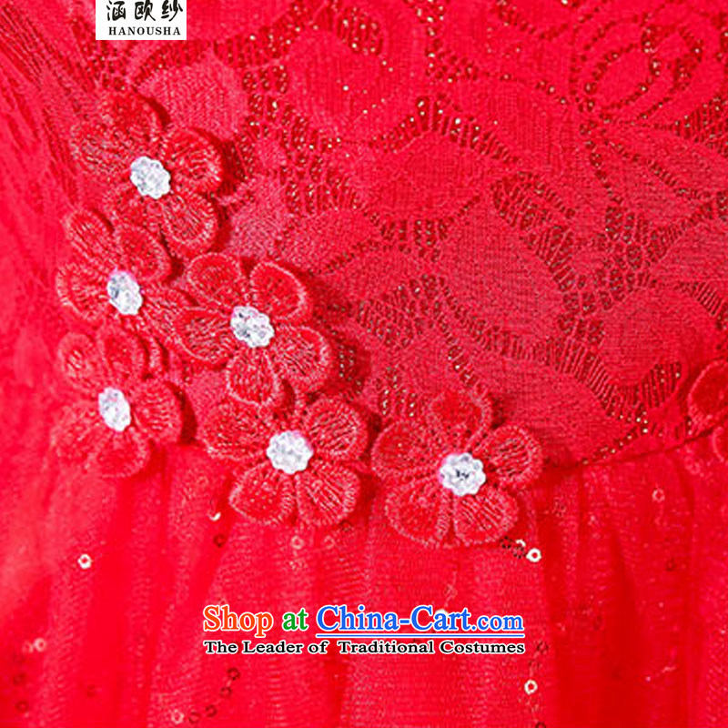 The OSCE yarn red brides covered by the 2015 autumn new dresses two kits dresses marriage back to door onto bows services betrothal small red dress XL, covered by the OSCE yarn (hanousha) , , , shopping on the Internet