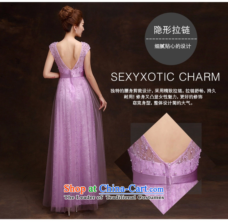 Time Syrian red marriages bows service long wedding banquet annual meeting of persons chairing the dress banquet evening dress women and one Field package shoulder evening light purple S picture, prices, brand platters! The elections are supplied in the national character of distribution, so action, buy now enjoy more preferential! As soon as possible.
