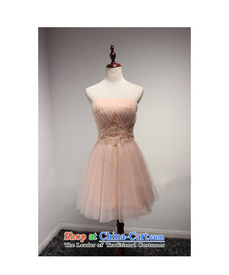 The wedding-dress short of 2015 New marriages bows services fall shoulders bridesmaid dress skirt evening dress banquet orange M picture, prices, brand platters! The elections are supplied in the national character of distribution, so action, buy now enjoy more preferential! As soon as possible.