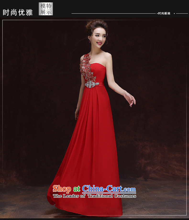 Rain-sang yi 2015 new sweet bride wedding dresses moderators click shoulder length, elegant red marriage toasting champagne video thin LF179 services large red XL Photo, prices, brand platters! The elections are supplied in the national character of distribution, so action, buy now enjoy more preferential! As soon as possible.