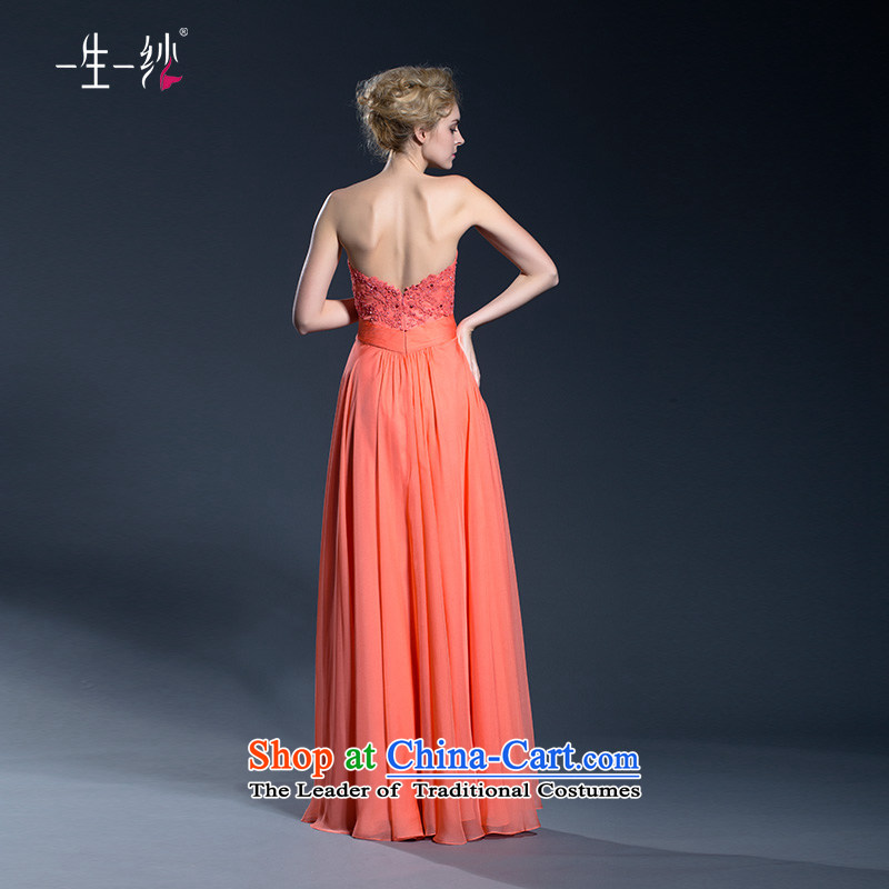 Long gown banquet autumn 2015 wedding dresses moderator anointed chest female will 402401332 orange colored 155/80A thirtieth day pre-sale, a Lifetime yarn , , , shopping on the Internet