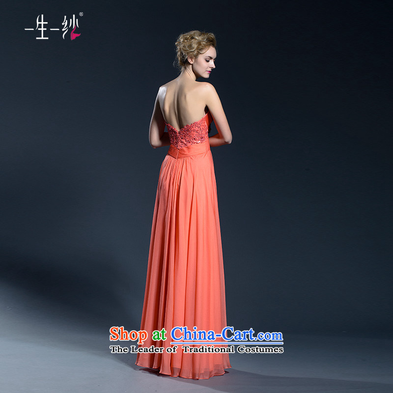 Long gown banquet autumn 2015 wedding dresses moderator anointed chest female will 402401332 orange colored 155/80A thirtieth day pre-sale, a Lifetime yarn , , , shopping on the Internet