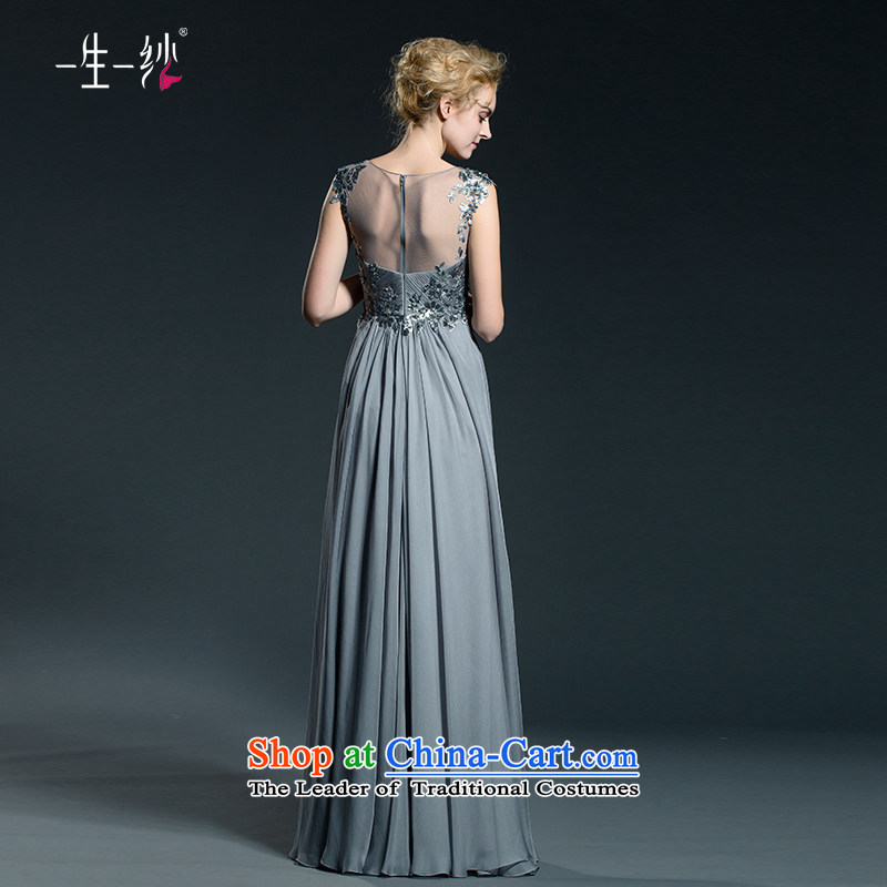 A lifetime of banquet evening dresses long large shoulders autumn 2015 new high-rise gray 155/82A 402401333 serving drink 30 day pre-sale, a Lifetime yarn , , , shopping on the Internet