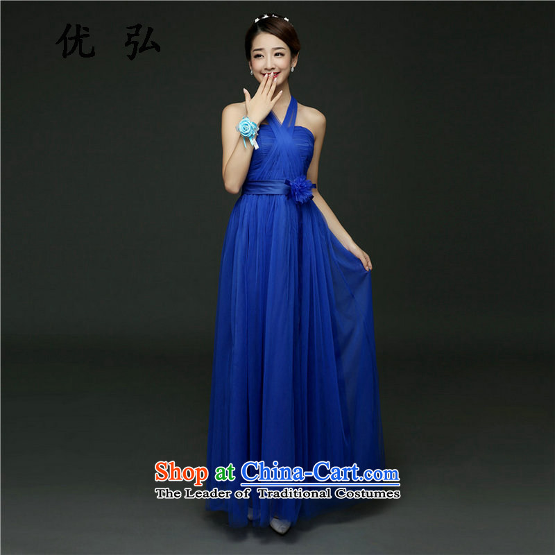 Optimize video bridesmaid dress new long banquet will bridesmaid services serving evening dresses cx6915 bows White XL, Optimize Hong shopping on the Internet has been pressed.