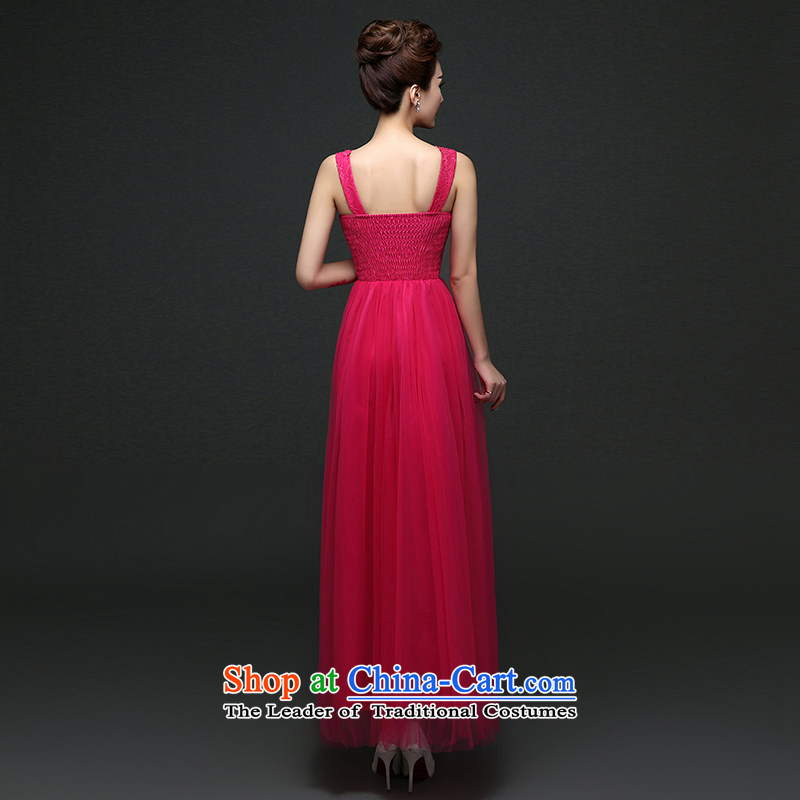 Naoji a bridesmaid services bridesmaid mission dress new bridesmaid skirt sister skirt evening dress Long Female 91101 125-135 in the red xl, yet a , , , shopping on the Internet
