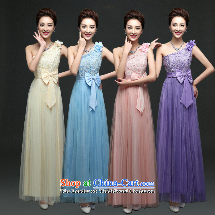 Naoji bridesmaid mission a long gown bridesmaid services sister skirt video thin shoulder marriage banquet evening dresses 91102 pink XL Photo, prices, brand platters! The elections are supplied in the national character of distribution, so action, buy now enjoy more preferential! As soon as possible.
