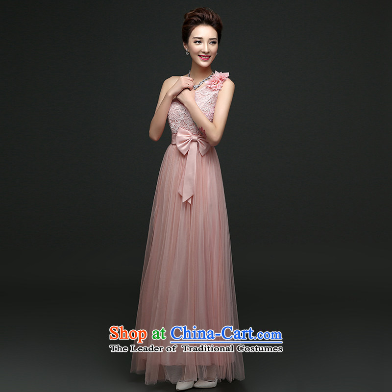 Yet, a new tie long bridesmaid sister skirt Sau San performance service banquet dinner dress code, are pink 91102 is a , , , shopping on the Internet