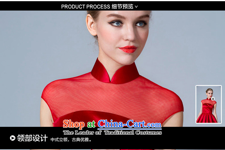 A lifetime of 2015 the new bride short high-lumbar bows to Chinese collar red packets shoulder improved qipao 40121020 red 160/84A thirtieth day pre-sale picture, prices, brand platters! The elections are supplied in the national character of distribution, so action, buy now enjoy more preferential! As soon as possible.