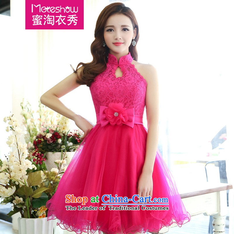 Honey-yi at Amoy spring and summer 2015 installed new women's mount also back princess bon bon skirt gauze small dress dresses banquet Stage Costume Red M honey Amoy-soo (moteshow Yi) , , , shopping on the Internet