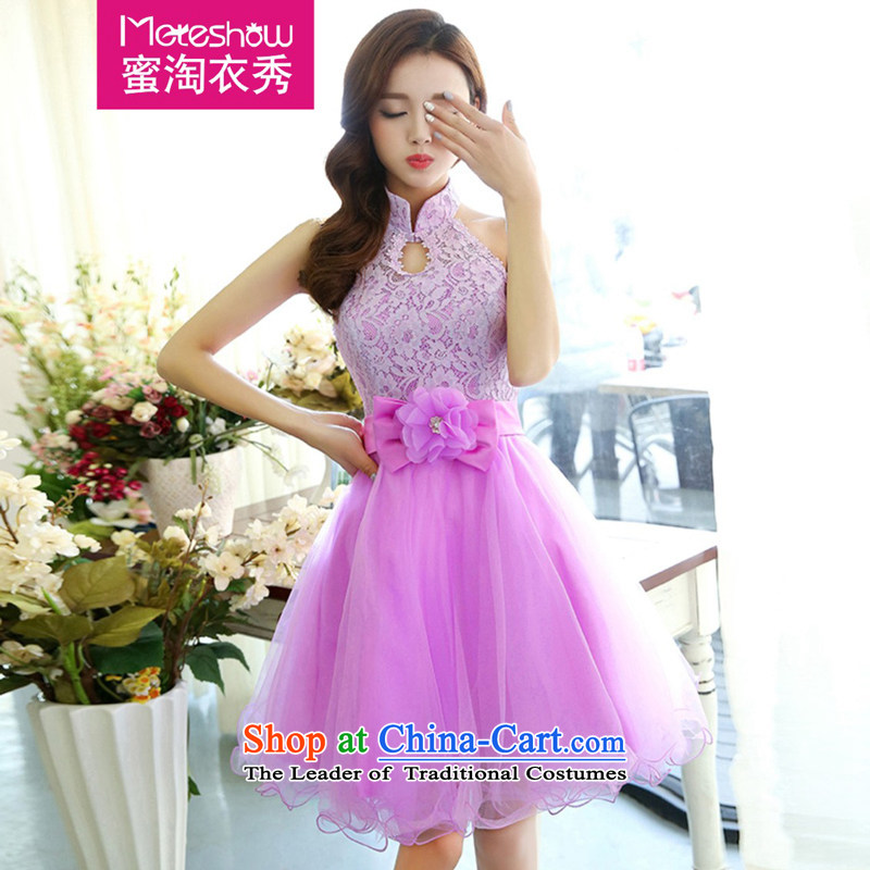 Honey-yi at Amoy spring and summer 2015 installed new women's mount also back princess bon bon skirt gauze small dress dresses banquet Stage Costume Red M honey Amoy-soo (moteshow Yi) , , , shopping on the Internet