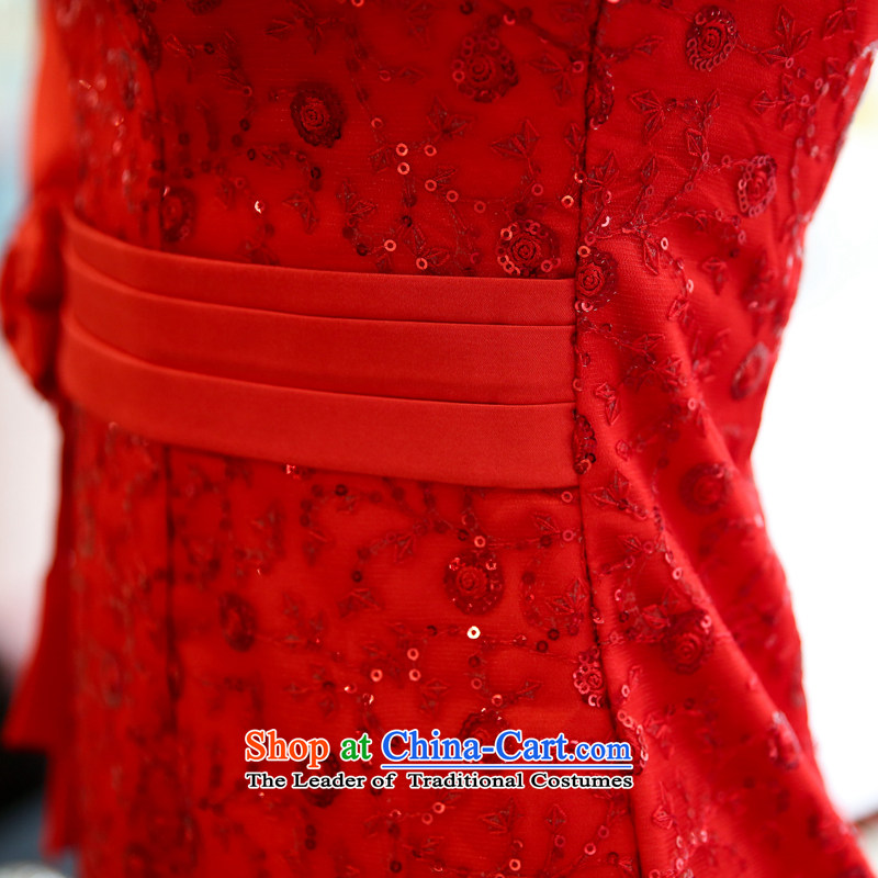 Better Cheuk-yan sha spring and autumn 2015 two kits for larger graphics port temperament package and coltish, forming the elegant dresses red dress red , L, better Cheuk Lisa (JIAZHUOSHA) , , , shopping on the Internet