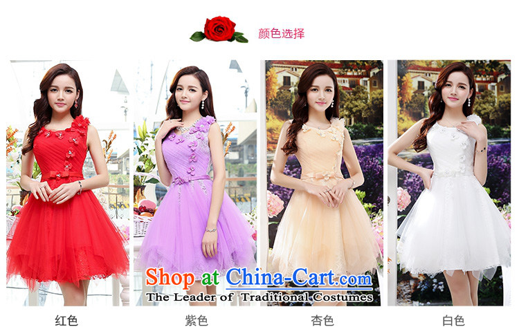 The short version of the Korean bon bon skirt small dress bridesmaid mission bridesmaid small dress dresses bride evening wedding dress White XL Photo, prices, brand platters! The elections are supplied in the national character of distribution, so action, buy now enjoy more preferential! As soon as possible.