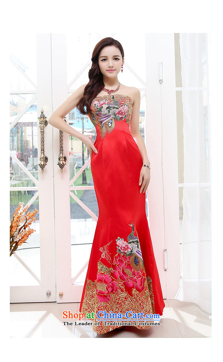 2015 new sexy evening dresses Sau San crowsfoot dress long Stylish retro long gown blue聽XL Photo, prices, brand platters! The elections are supplied in the national character of distribution, so action, buy now enjoy more preferential! As soon as possible.