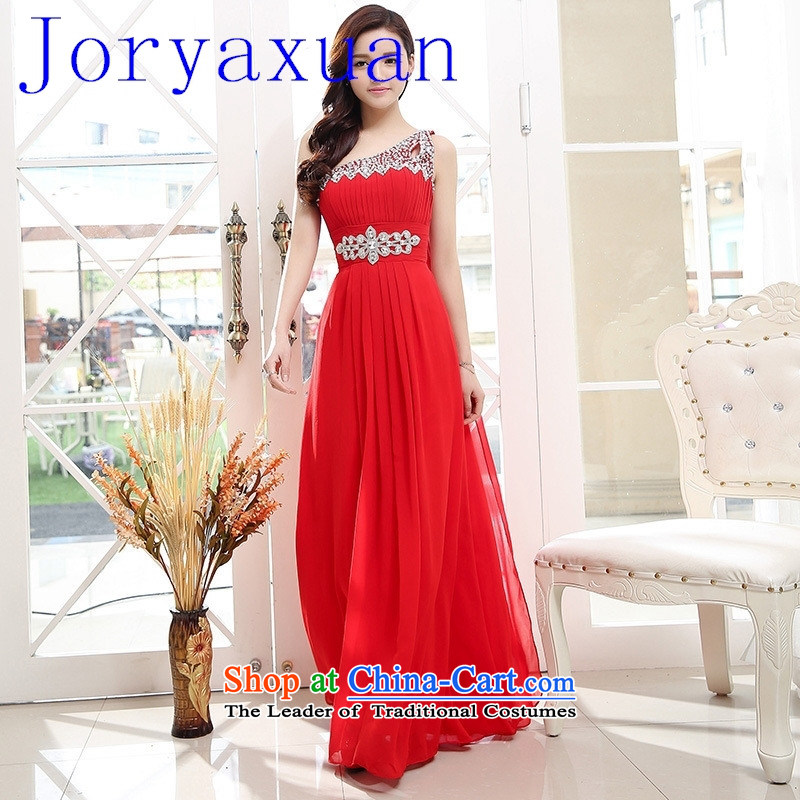 The annual session of 2015 new dresses moderators click shoulder length of evening dresses bride bows services red XL
