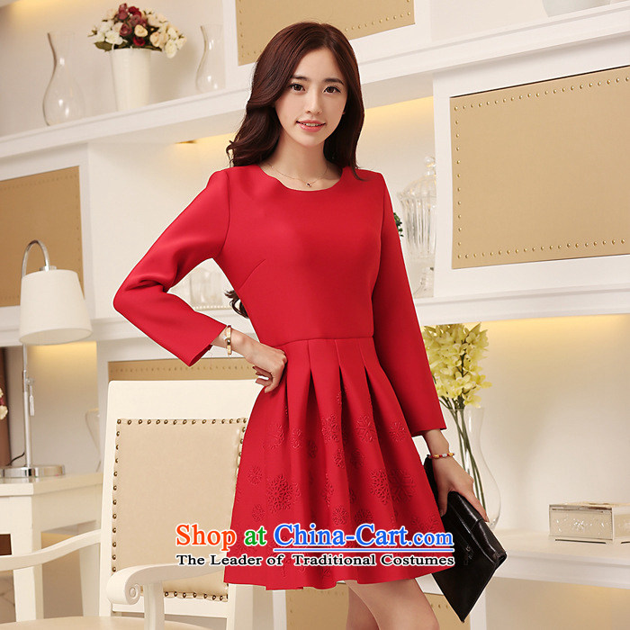 Load the autumn 2015 domain and the new Europe and the temperament space cotton embossing large red bride replacing dresses G601C1291 RED L picture, prices, brand platters! The elections are supplied in the national character of distribution, so action, buy now enjoy more preferential! As soon as possible.