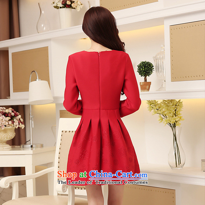 Load the autumn 2015 domain and the new Europe and the temperament space cotton embossing large red bride replacing dresses G601C1291 RED L picture, prices, brand platters! The elections are supplied in the national character of distribution, so action, buy now enjoy more preferential! As soon as possible.