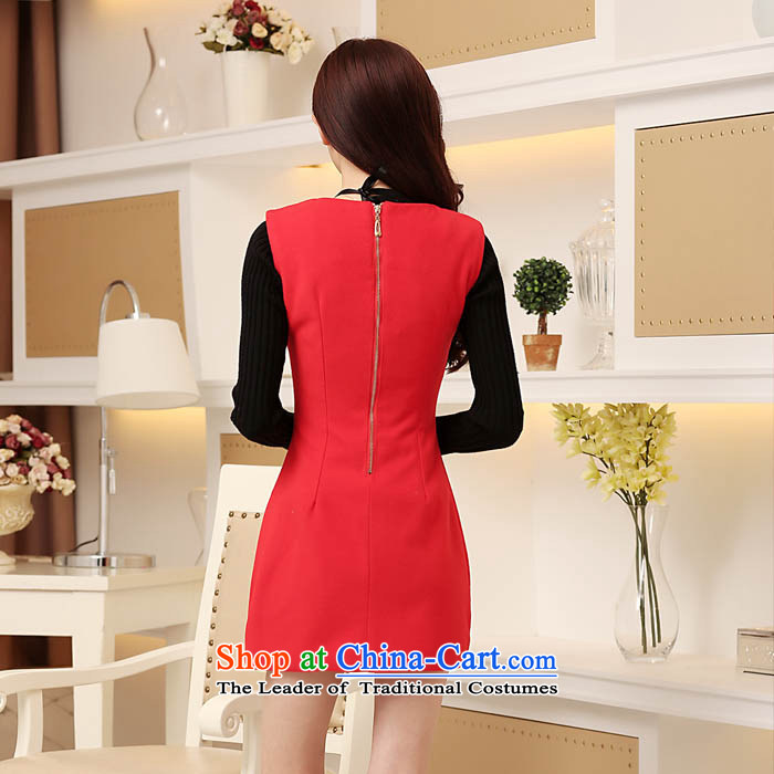Flower Spring 2015 Domain New Red Dress stylish western bridal dresses vests T601C1287 RED S picture, prices, brand platters! The elections are supplied in the national character of distribution, so action, buy now enjoy more preferential! As soon as possible.