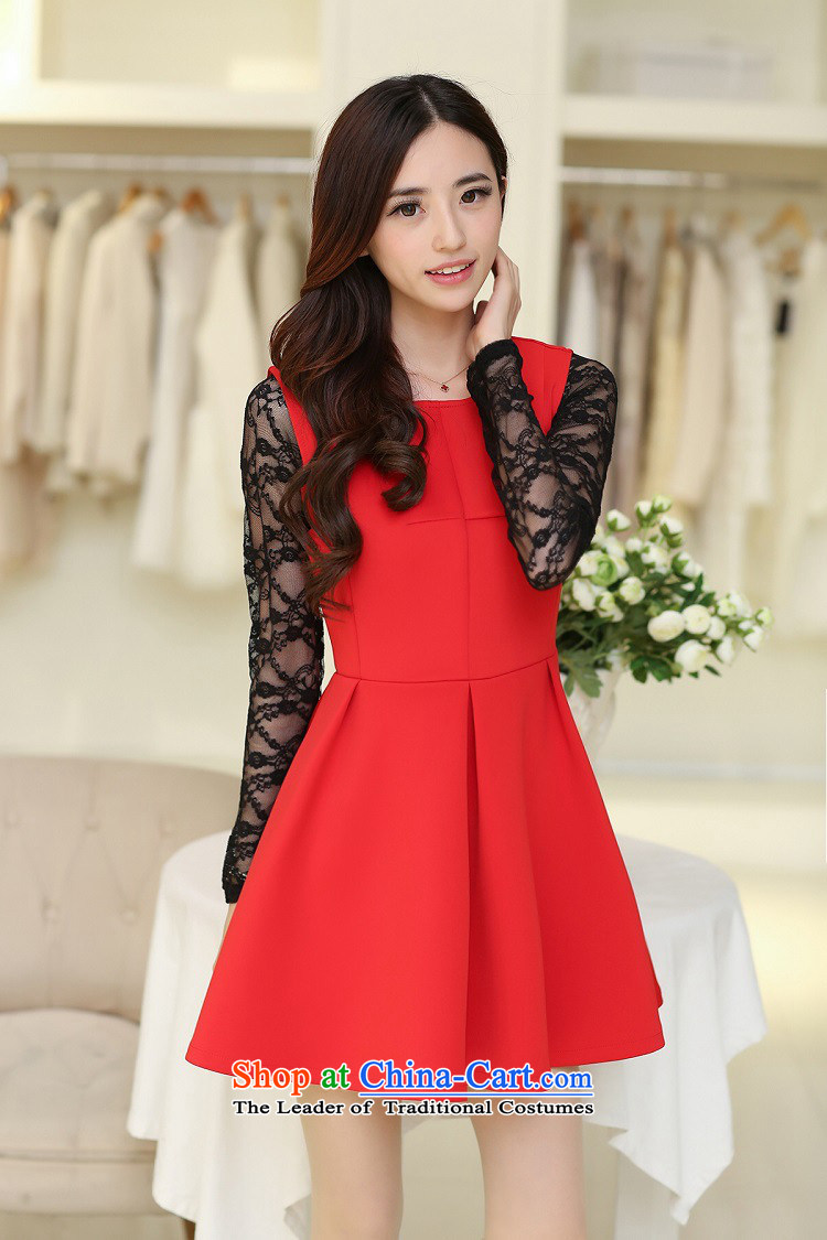 Load the autumn 2015 Flower Domain Western women new space cotton red bride replacing bon bon apron skirt T601C1267 RED L picture, prices, brand platters! The elections are supplied in the national character of distribution, so action, buy now enjoy more preferential! As soon as possible.