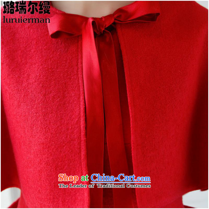 Xu Jialu riels bows as service pack stylish winter bride gross? dresses two kits large red door onto the autumn dress skirt female FSSD1507 large red. M Xu Jialu Riels (luruierman risk) , , , shopping on the Internet