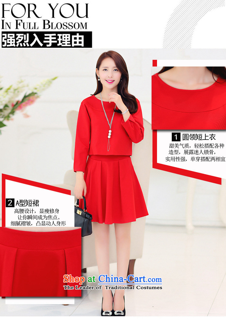 The United States is still clothing autumn large red bridesmaid marriages betrothal short, bows to the lift mast to dress two-piece set with skirt female gray photo, the price, and S brand platters! The elections are supplied in the national character of distribution, so action, buy now enjoy more preferential! As soon as possible.