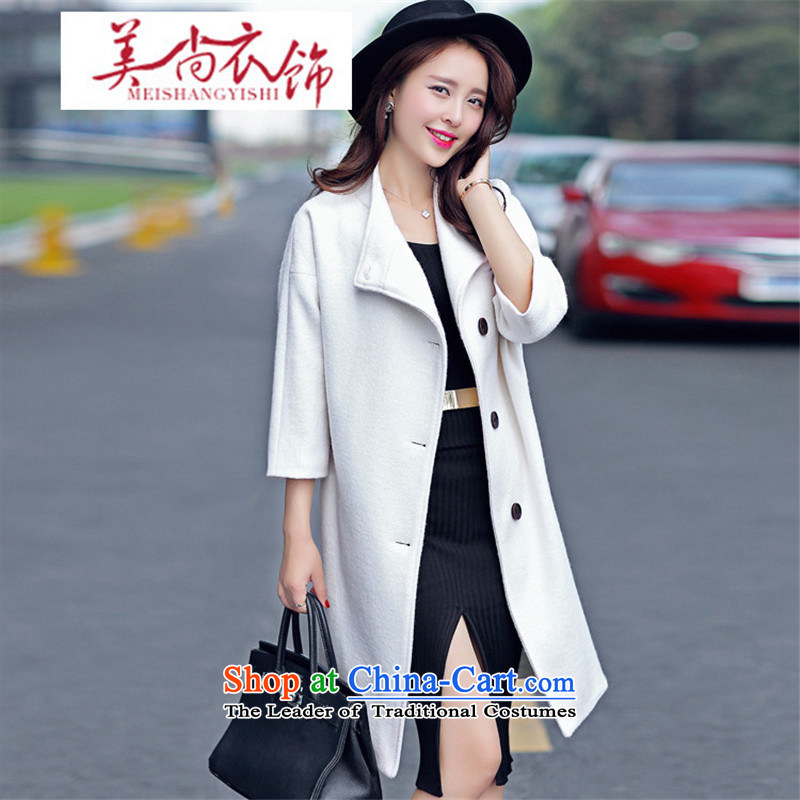 The United States is still loaded autumn and winter clothing new larger women in long hair loose?? coats jacket wedding dress bows back to red door clothing is US XL, , , , shopping on the Internet