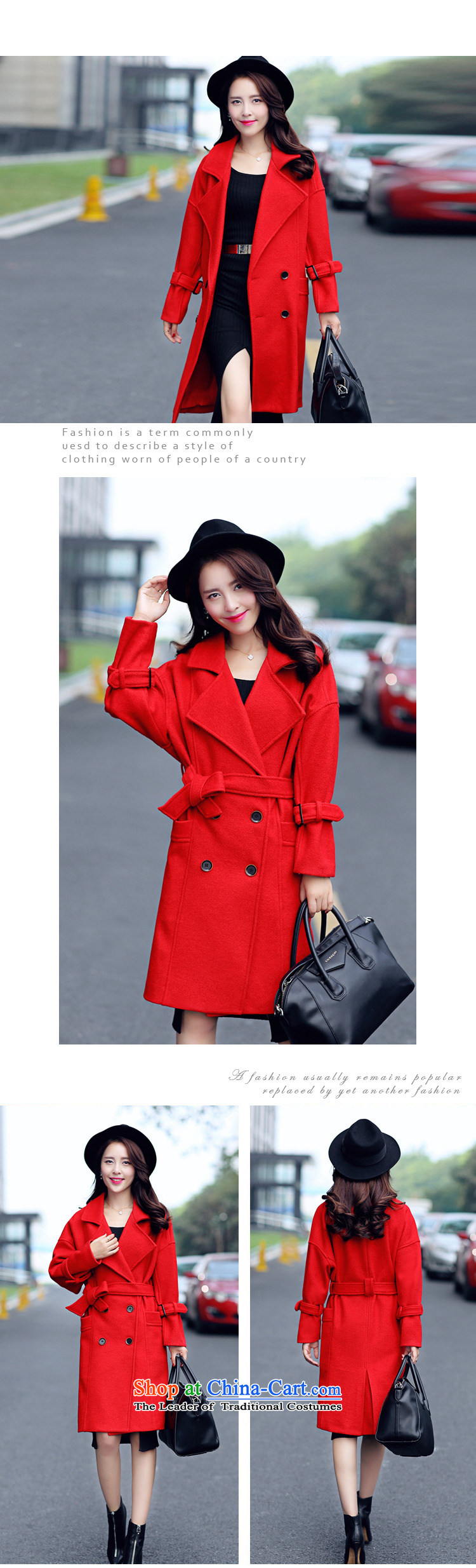 The United States is still clothing 2015 large red marriages thick MM loose back door toasting champagne large dress Double Row port wool coat female Red? XL Photo, prices, brand platters! The elections are supplied in the national character of distribution, so action, buy now enjoy more preferential! As soon as possible.