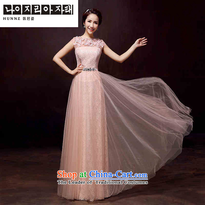 The spring and summer of 2015 New HANNIZI, minimalist short, Sau San pink field shoulder bride wedding dress bows services and won Amaral XL, Pink (hannizi) , , , shopping on the Internet