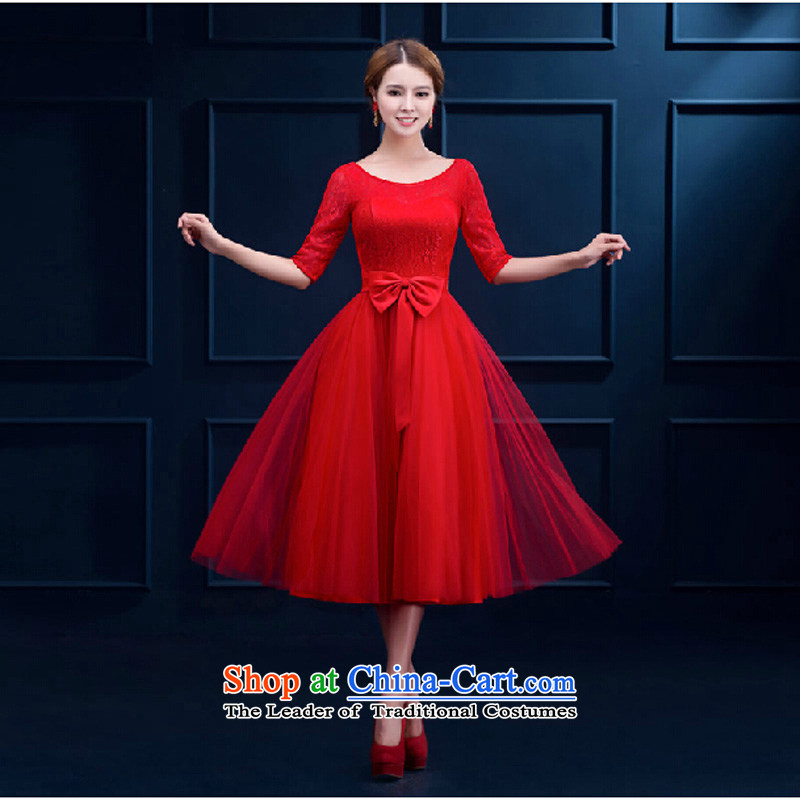 Pure Love bamboo yarn 2015 new red bride wedding dress long evening dresses evening drink service red shoulders Sau San dress red tailored please contact Customer Service