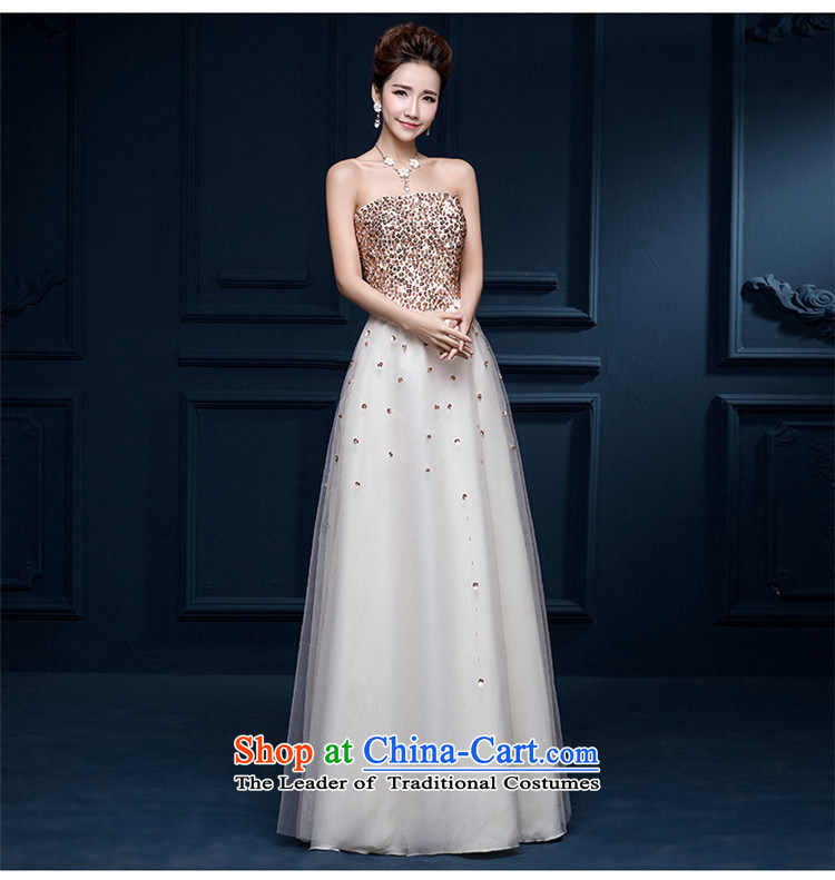 Hannizi       Korean Style New bows services 2015 anointed chest long sleeveless strap bride wedding dress champagne color XL Photo, prices, brand platters! The elections are supplied in the national character of distribution, so action, buy now enjoy more preferential! As soon as possible.
