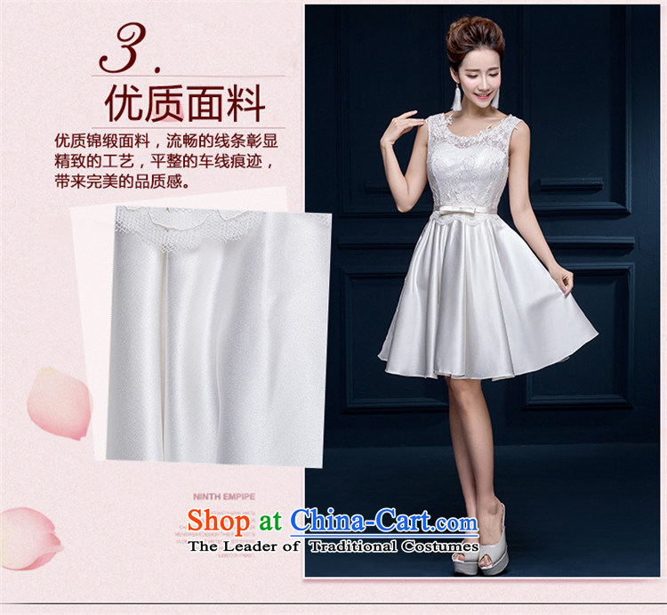 The new 2015 HANNIZI spring and summer Korean word shoulder wedding dress bride, short white dress White XXL picture, prices, brand platters! The elections are supplied in the national character of distribution, so action, buy now enjoy more preferential! As soon as possible.