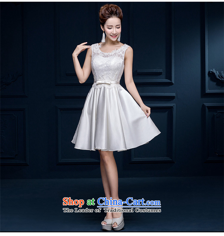 The new 2015 HANNIZI spring and summer Korean word shoulder wedding dress bride, short white dress White XXL picture, prices, brand platters! The elections are supplied in the national character of distribution, so action, buy now enjoy more preferential! As soon as possible.