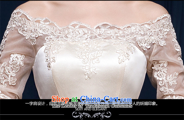 In spring and summer 2015 HANNIZI cuff Korean word shoulder bride wedding dress evening dress uniform champagne color in the bows cuff M picture, prices, brand platters! The elections are supplied in the national character of distribution, so action, buy now enjoy more preferential! As soon as possible.