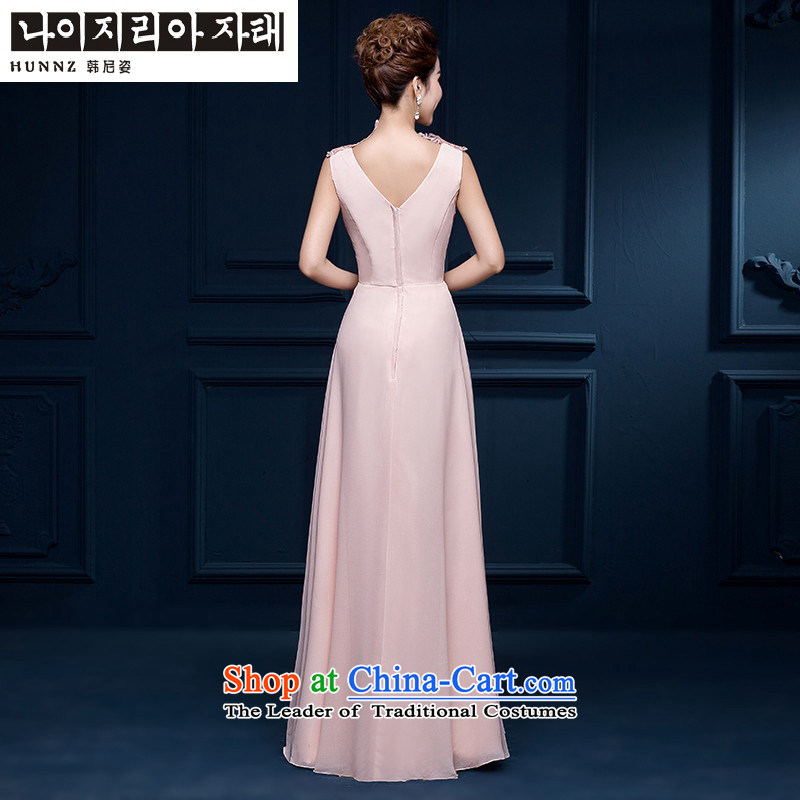 The spring and summer of 2015 New HANNIZI) Bride wedding dress and sexy a shoulder length field, banquet evening dresses Yuk-pink , Korea s, Gigi Lai (hannizi) , , , shopping on the Internet