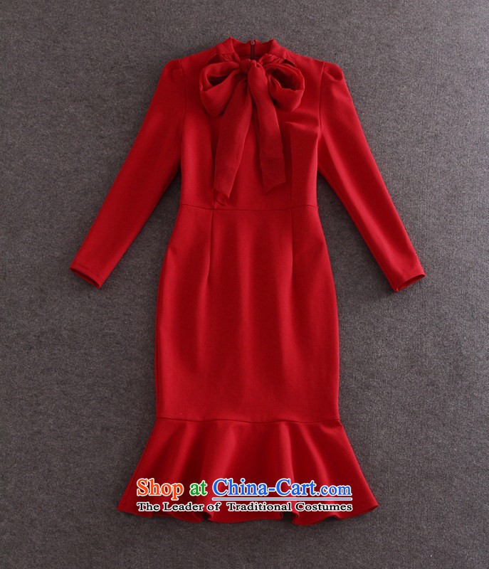 In accordance with the intention the autumn 2015 load thick Bow Tie long-sleeved Sau San package and crowsfoot skirt dresses dress skirt red S picture, prices, brand platters! The elections are supplied in the national character of distribution, so action, buy now enjoy more preferential! As soon as possible.