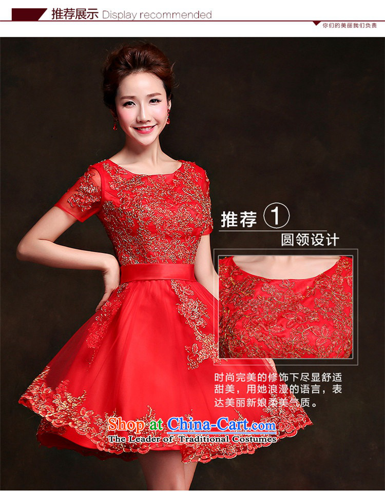 Hannizi       lace short) 2015 Service Bridal wedding dresses bows Korean word shoulder straps dress lace short, XXL picture, prices, brand platters! The elections are supplied in the national character of distribution, so action, buy now enjoy more preferential! As soon as possible.