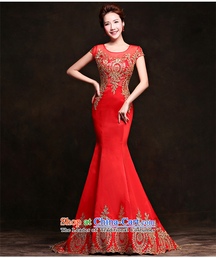       Toasting champagne HANNIZI Services 2015 new stylish and simple bride wedding dress banquet dress Sau San wine red S picture, prices, brand platters! The elections are supplied in the national character of distribution, so action, buy now enjoy more preferential! As soon as possible.