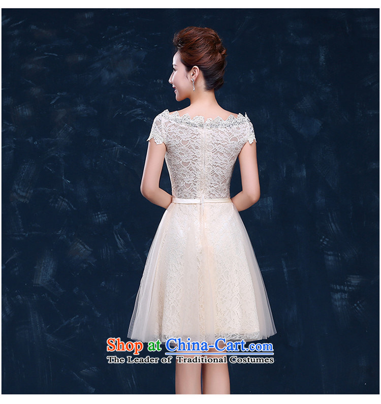 The spring and summer of 2015 New HANNIZI) Bride Wedding Dress Korean word shoulder lace bows services RED M picture, prices, brand platters! The elections are supplied in the national character of distribution, so action, buy now enjoy more preferential! As soon as possible.