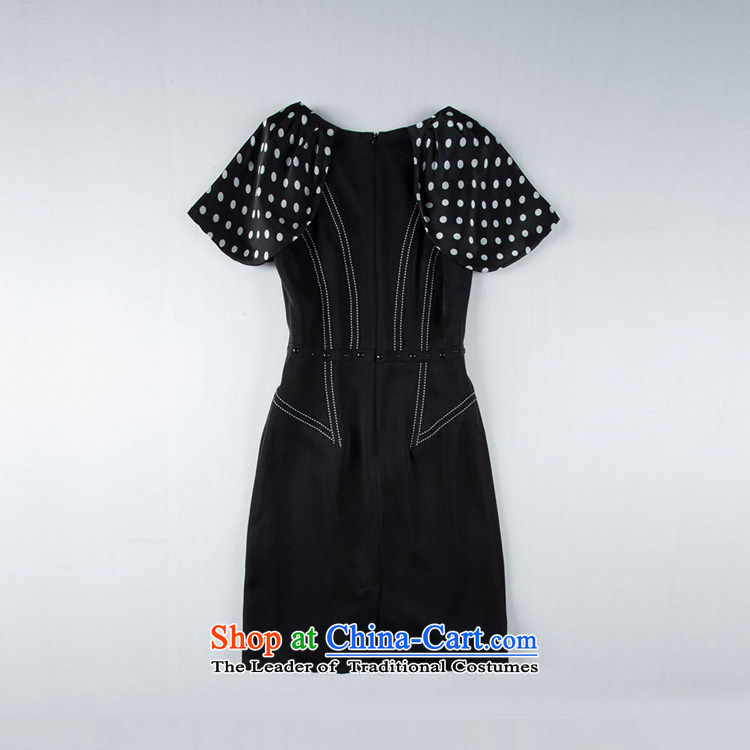Web soft clothes spring 2015 new simple graphics thin, black point modifier character wave bubble cuff dresses small black dress S picture, prices, brand platters! The elections are supplied in the national character of distribution, so action, buy now enjoy more preferential! As soon as possible.