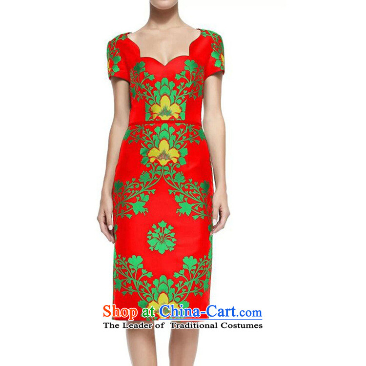 Web soft clothes spring 2015 new stamp elegance women aware of the high end of the atmospheric dresses small red dress M pictures, prices, brand platters! The elections are supplied in the national character of distribution, so action, buy now enjoy more preferential! As soon as possible.