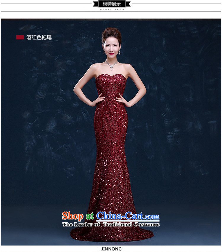 2015 Long HANNIZI sleeveless strap stylish wedding dress bride chest wiping the solid color to align the red dress L picture, prices, brand platters! The elections are supplied in the national character of distribution, so action, buy now enjoy more preferential! As soon as possible.